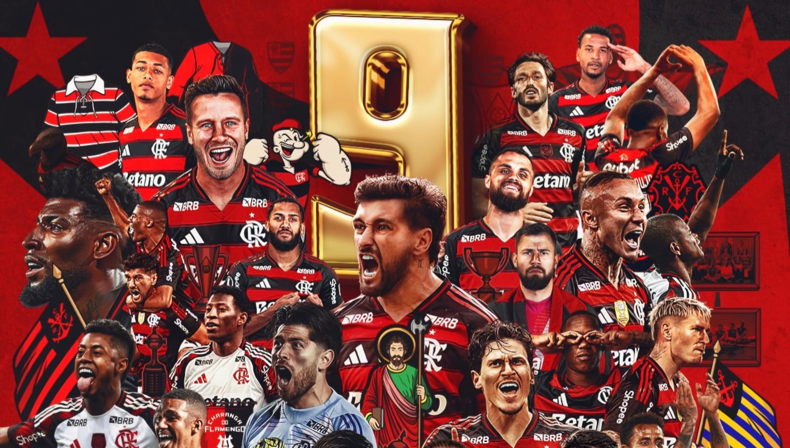 Depois da Libertadores, Flamengo confirma Brasileirão e coroa ano com dobradinha de ouro