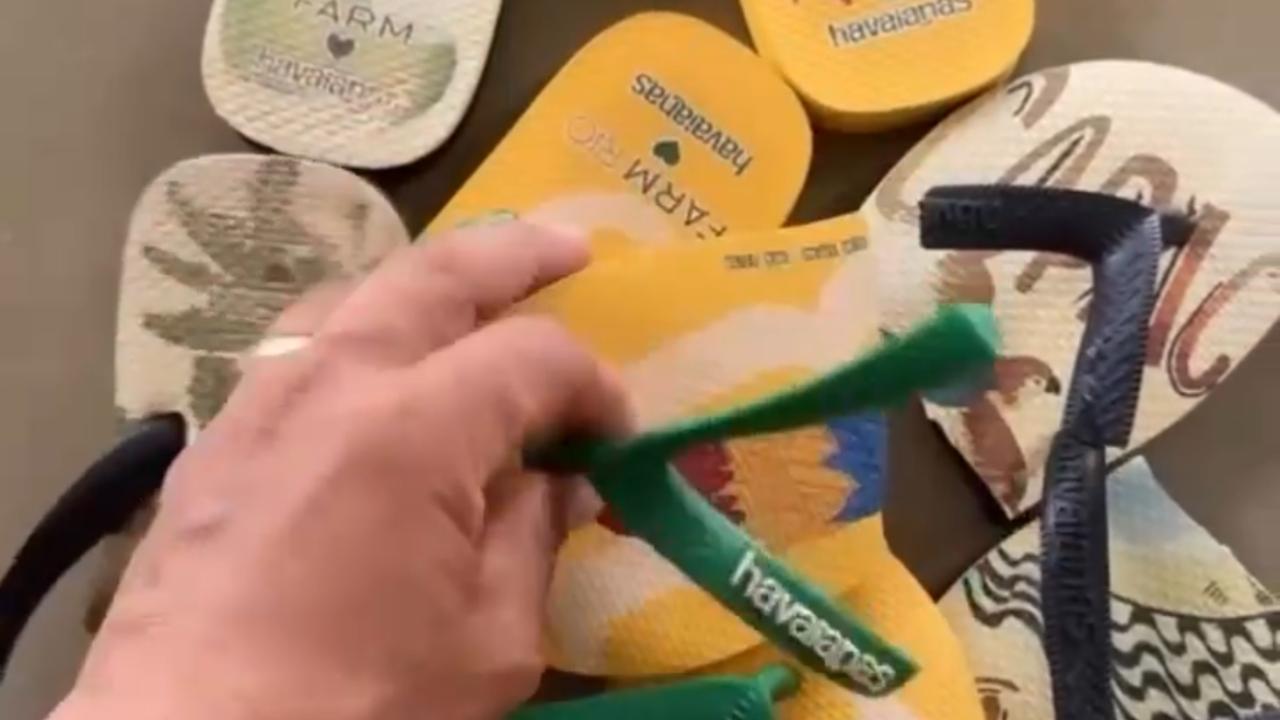 Vídeo: Homem corta Havaianas em protesto contra campanha da marca