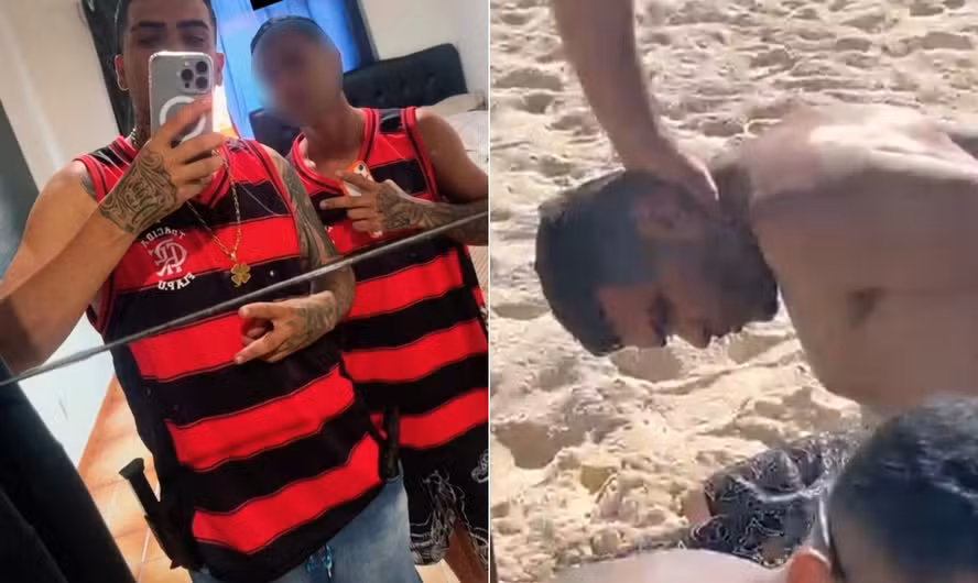 Vídeo: Foragido de Goiás, líder do CV é preso pela PM na praia de São Conrado (RJ)