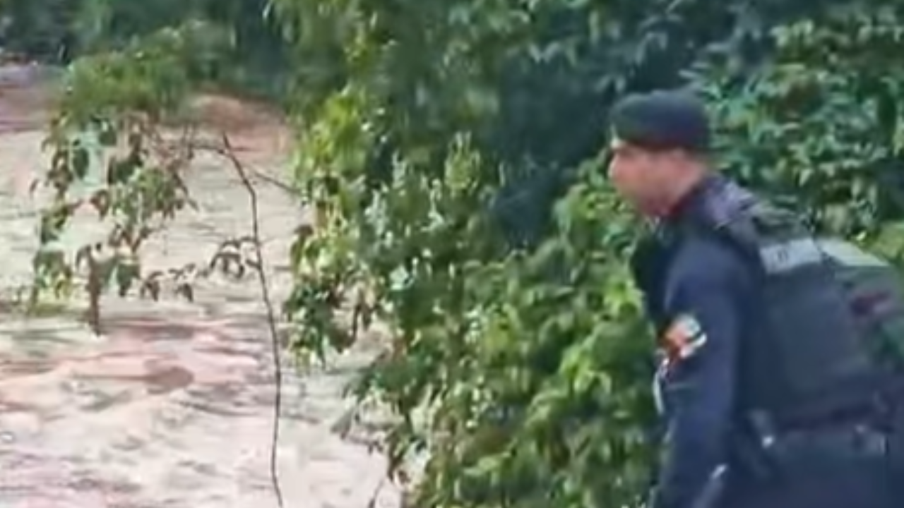 Policiais salvam criança arrastada por tromba d’água em rio de Mato Grosso