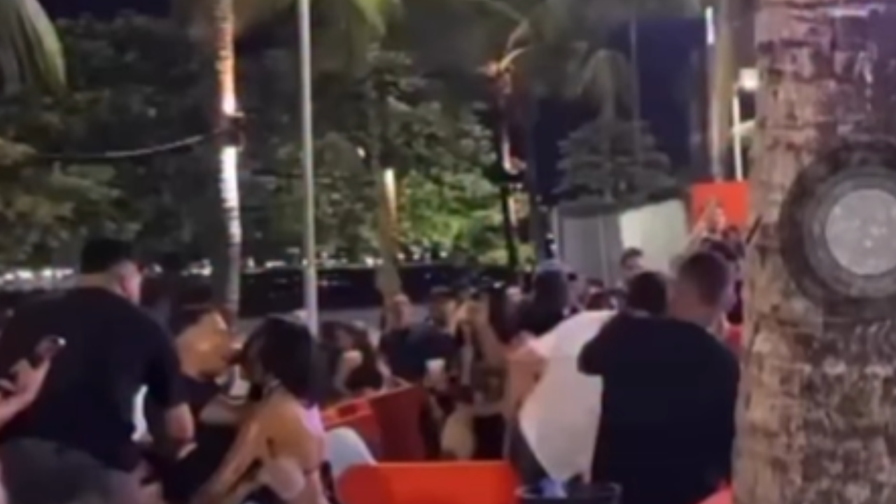 Confusão marca evento “Baderna” na orla de Maceió e cantor de rap é agredido