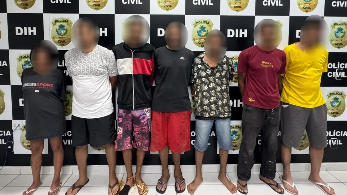 Sete pessoas são presas por integrar facção criminosa ligada a homicídios em Goiânia