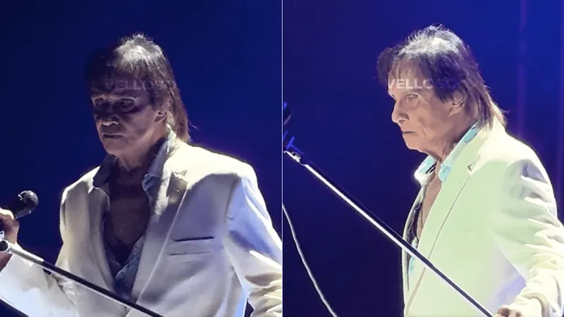 Roberto Carlos repreende fotógrafos e interrompe show, mostra especialista em leitura labial