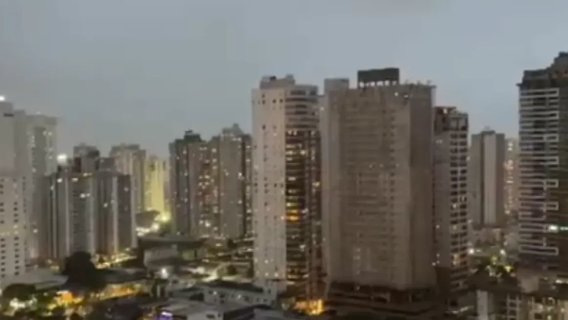 Chuva se distribui pela capital e atinge com mais intensidade a região Norte de Goiânia