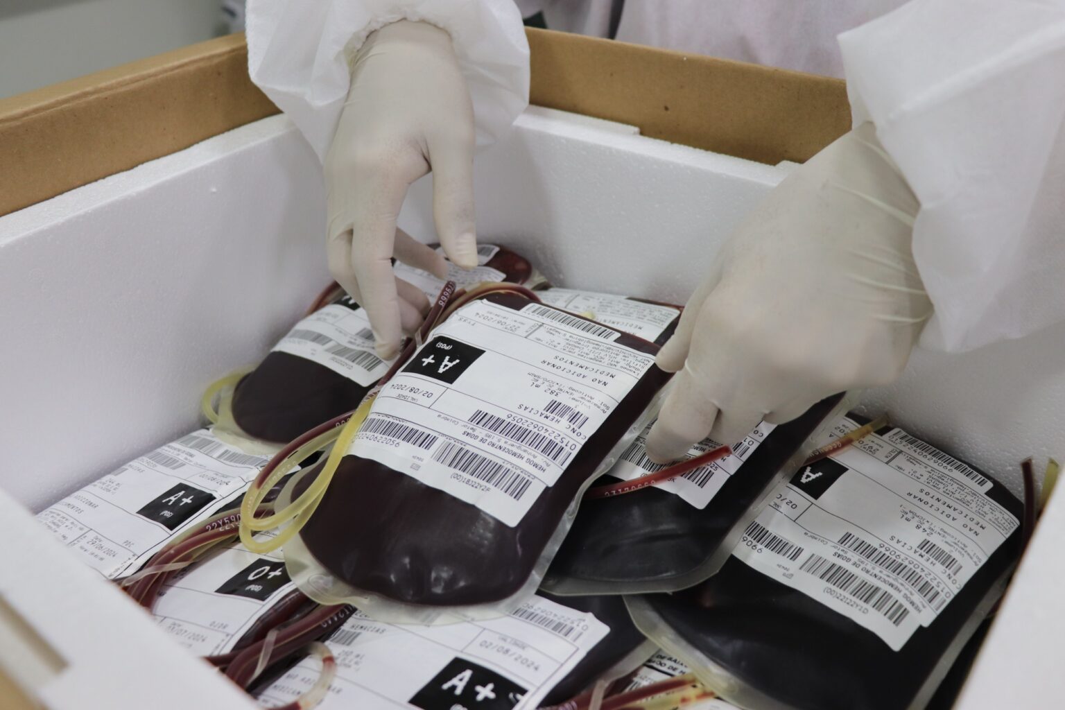 Estoque de sangue do Hospital das Clínicas em Goiânia atinge nível crítico; tipo O+ é mais urgente