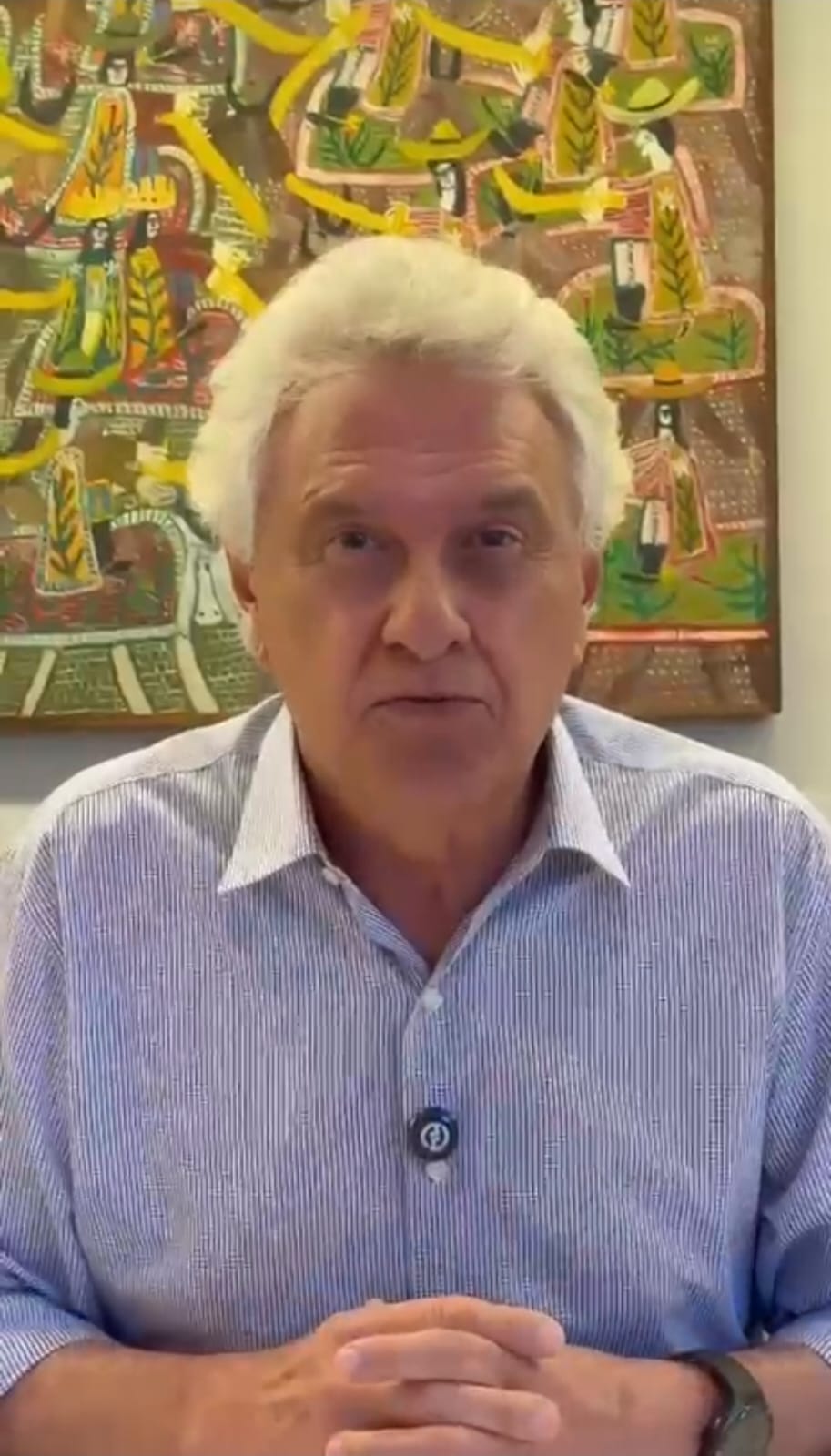 Caiado cita truculência do governo federal para controlar verbas da segurança