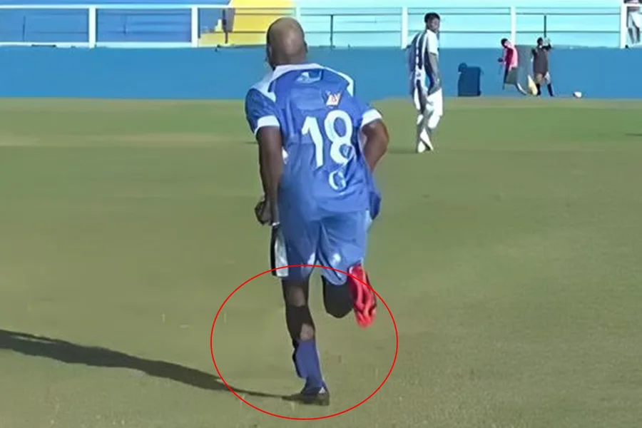 Jogador do Goytacaz usa tornozeleira eletrônica em final do Carioca da 4ª Divisão