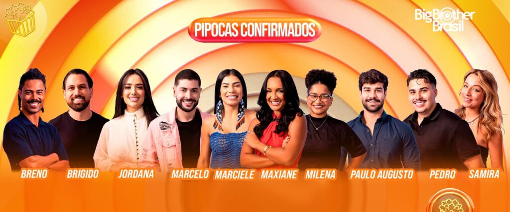 BBB26: conheça o elenco completo do reality, com Pipocas, Camarotes e ...