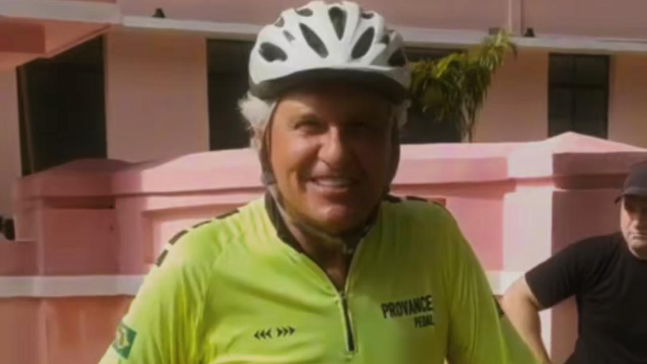 Vídeo: Caiado pedala e visita obras do Lyceu de Goiânia antes de inauguração