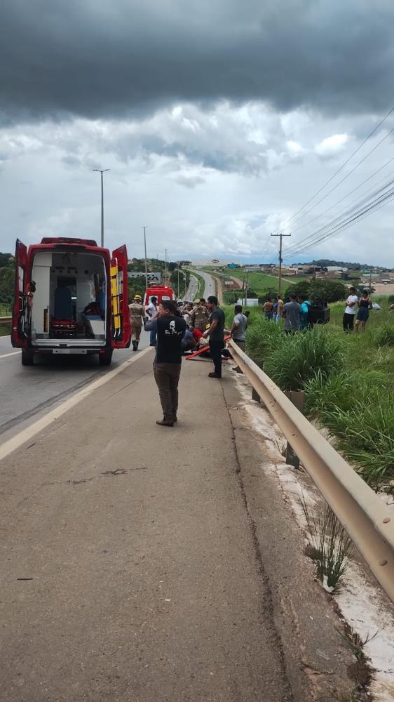 Passageira morre em acidente na GO-060