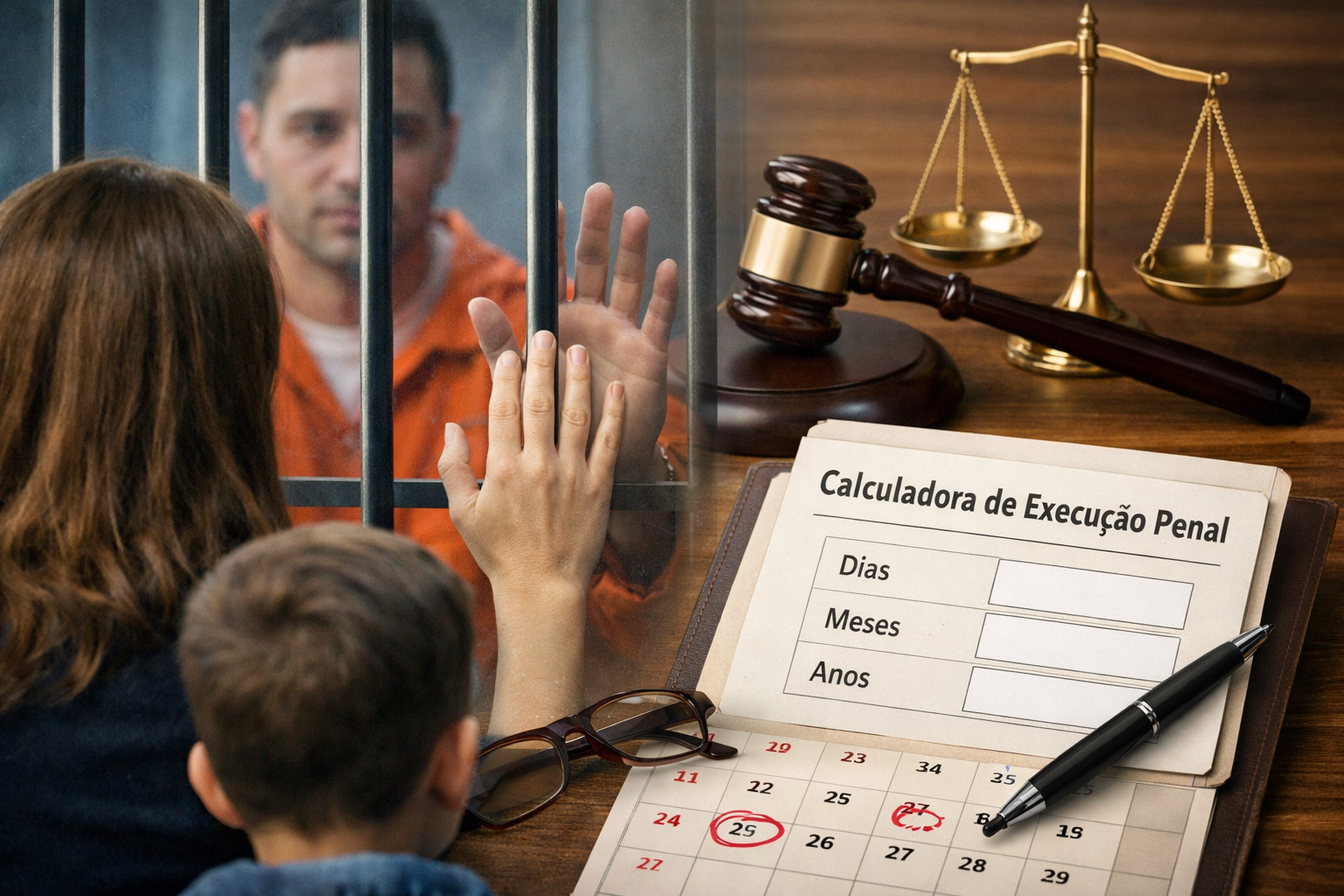 Calculadora de execução penal ajuda familiares presos a calcular ...
