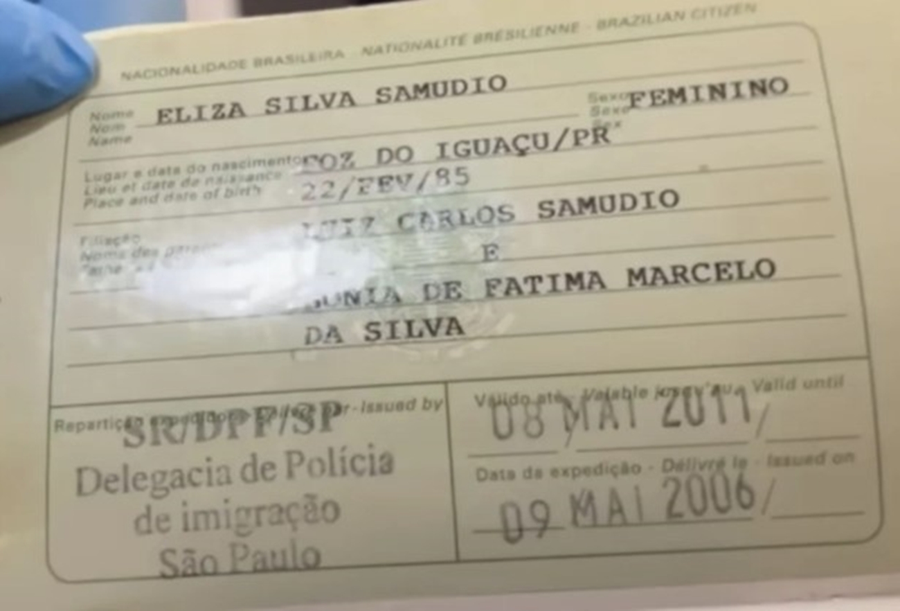 Passaporte de Eliza Samudio é anterior ao nascimento do filho