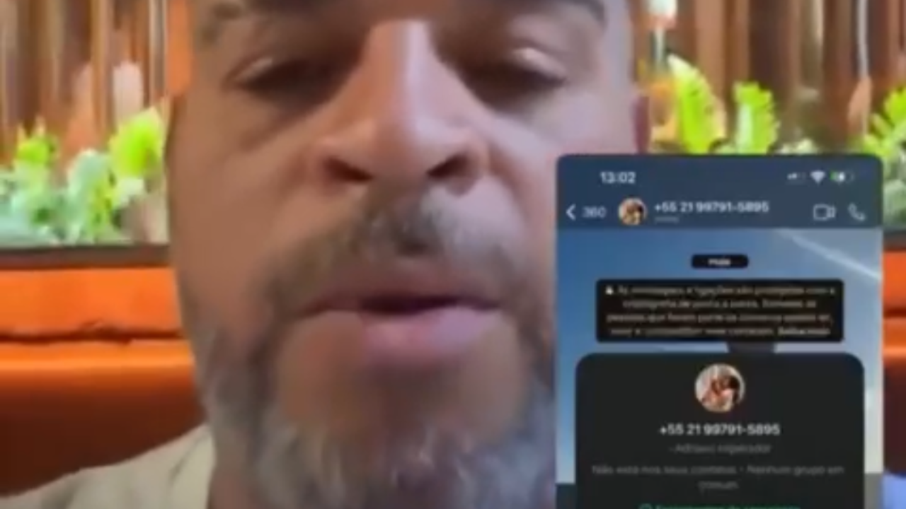 Vídeo: Golpe via WhatsApp causa prejuízo de R$ 15 mil à mãe de Adriano Imperador