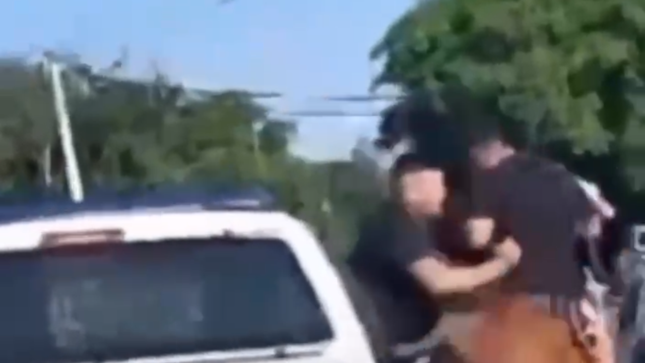 Vídeo: Suspeitos de assalto montados a cavalo são detidos após perseguição policial