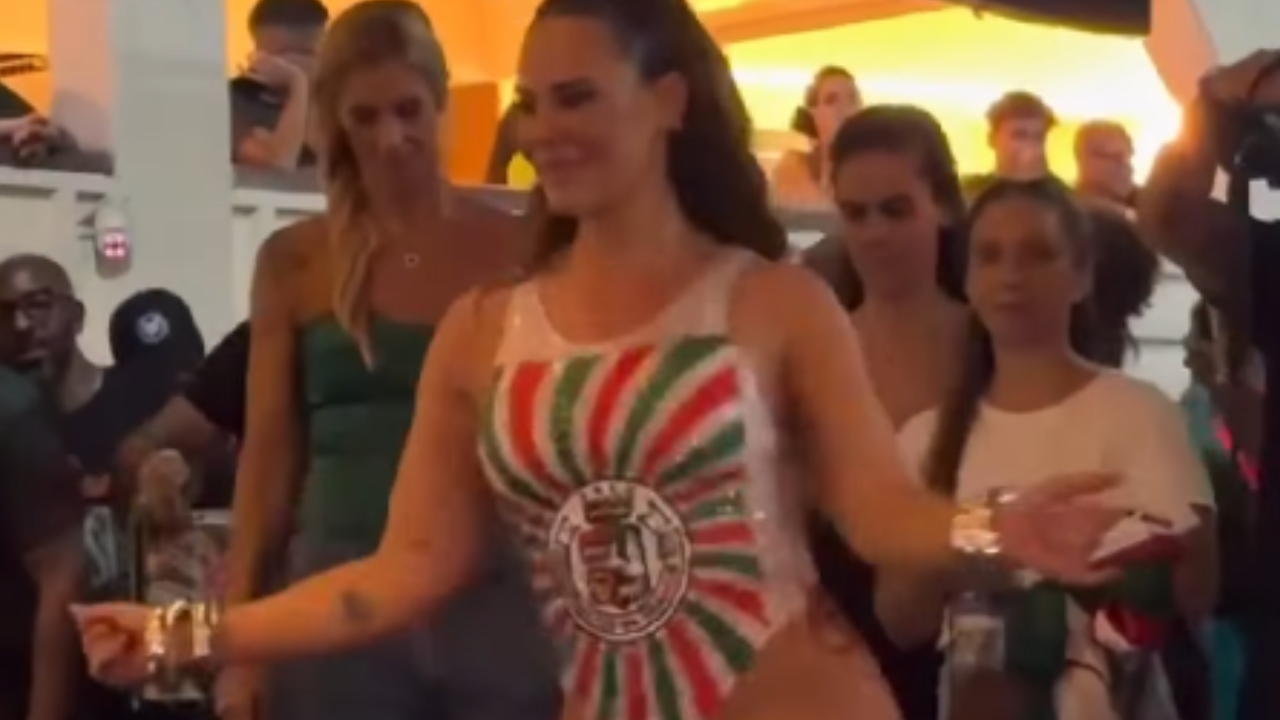 Vídeo: Paolla Oliveira é ovacionada em ensaio da Grande Rio e reforça legado na escola