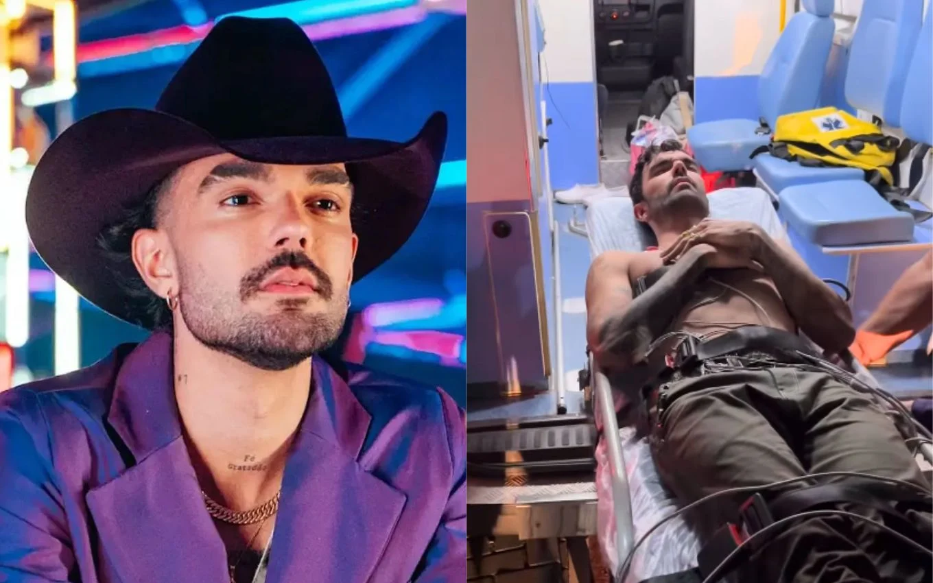 Cantor Luan Pereira passa mal após show e é socorrido com arritmia cardíaca