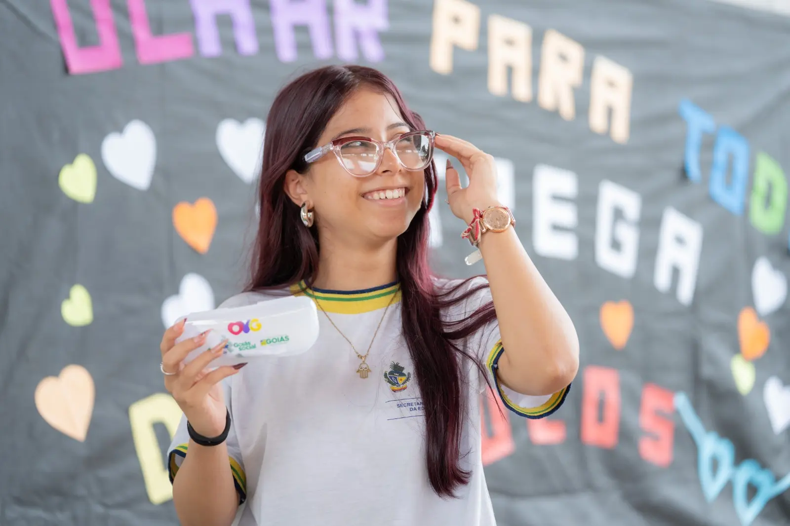 Programa Olhar para Todos distribui 6.556 óculos a alunos de 57 escolas estaduais