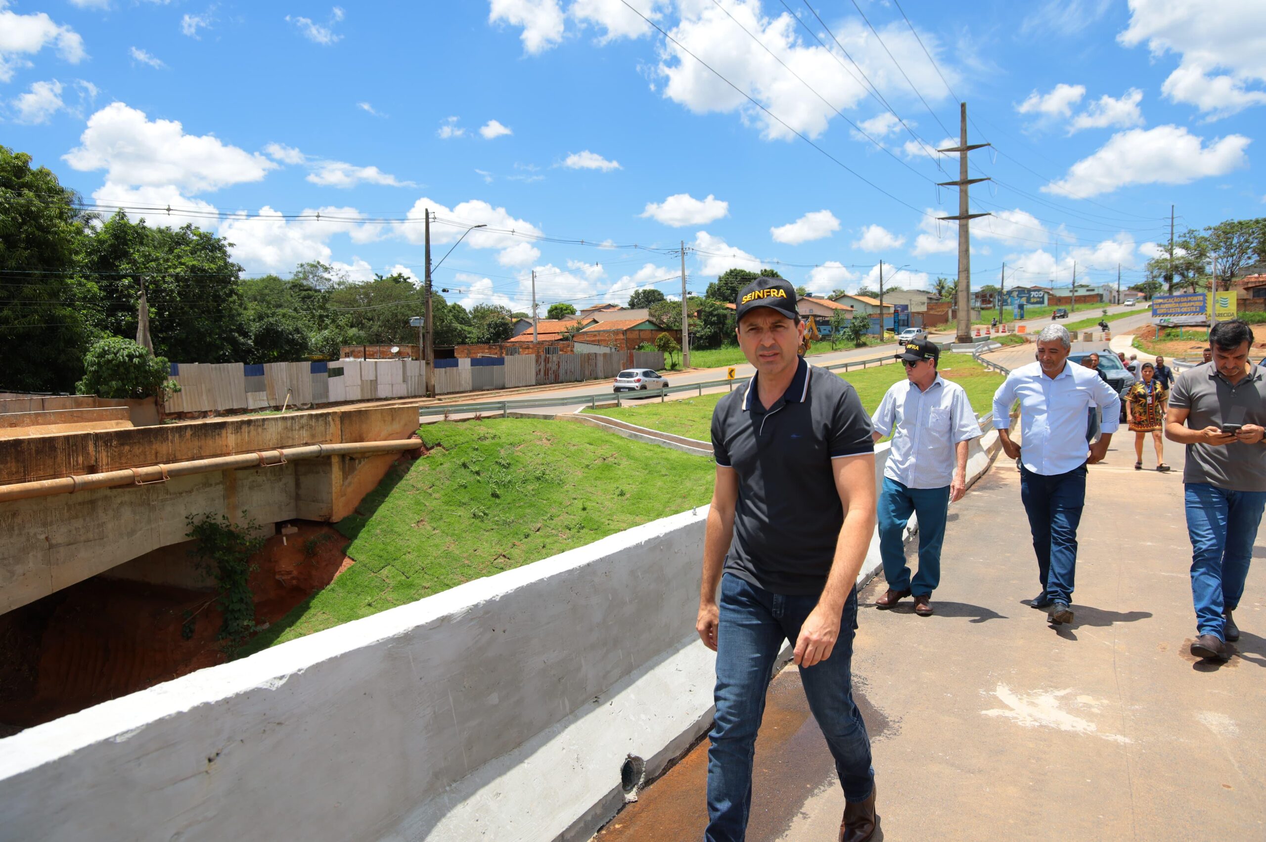 Prefeitura de Aparecida libera trânsito na nova ponte da Avenida Uirapuru