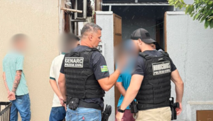 Quatro suspeitos de homicídio são presos em Rio Verde