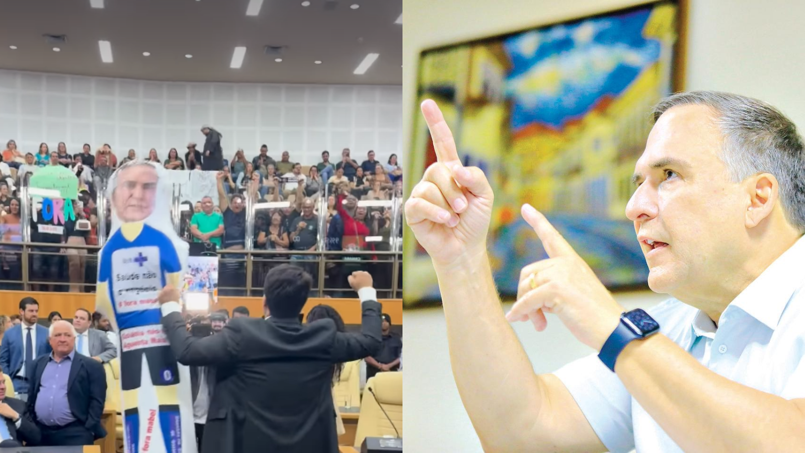 Mabel falta à reabertura do Legislativo e sessão é marcada por críticas à gestão
