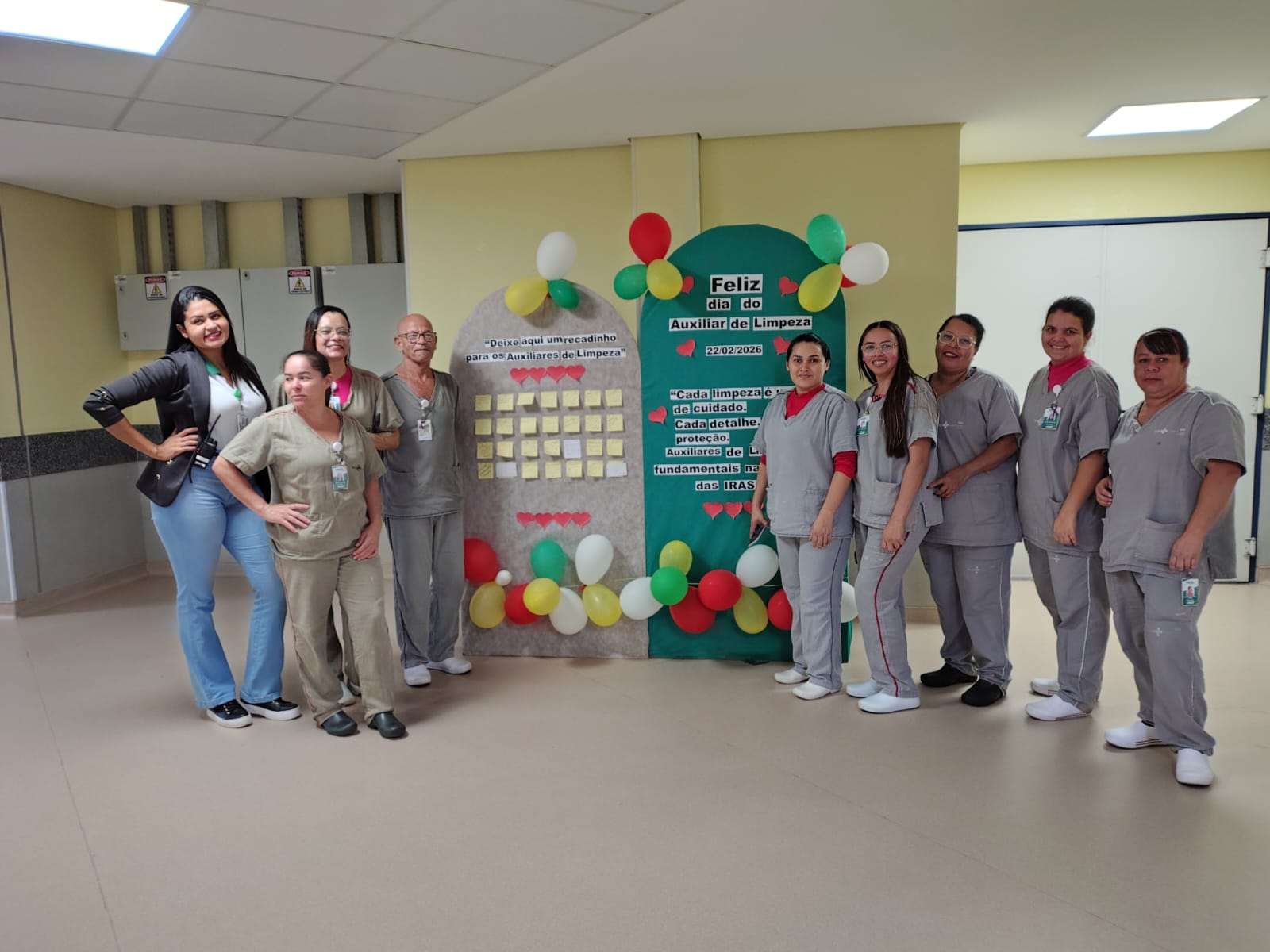 HEAL homenageia auxiliares de limpeza