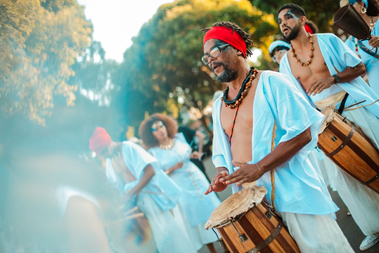 Tambores de Orum levam ópera negra ao Setor Central na terça-feira (17/2)
