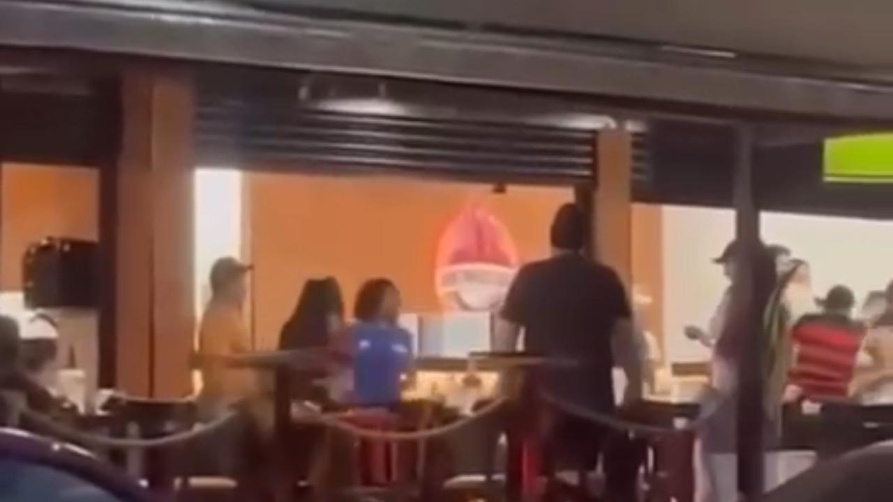 Vídeo: Tiroteio em jantinha de Aparecida de Goiânia deixa ferido e suspeito preso