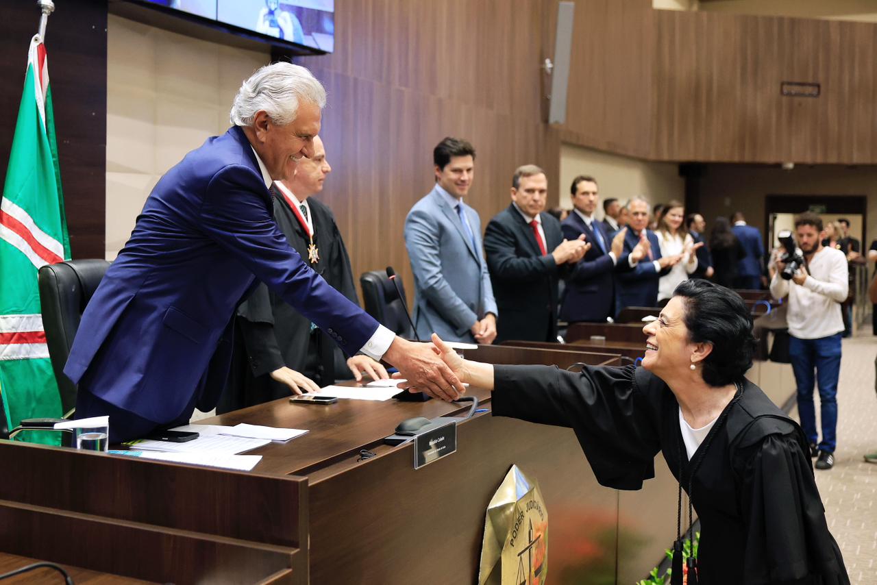 Caiado destaca harmonia com Judiciário como pilar de sua gestão