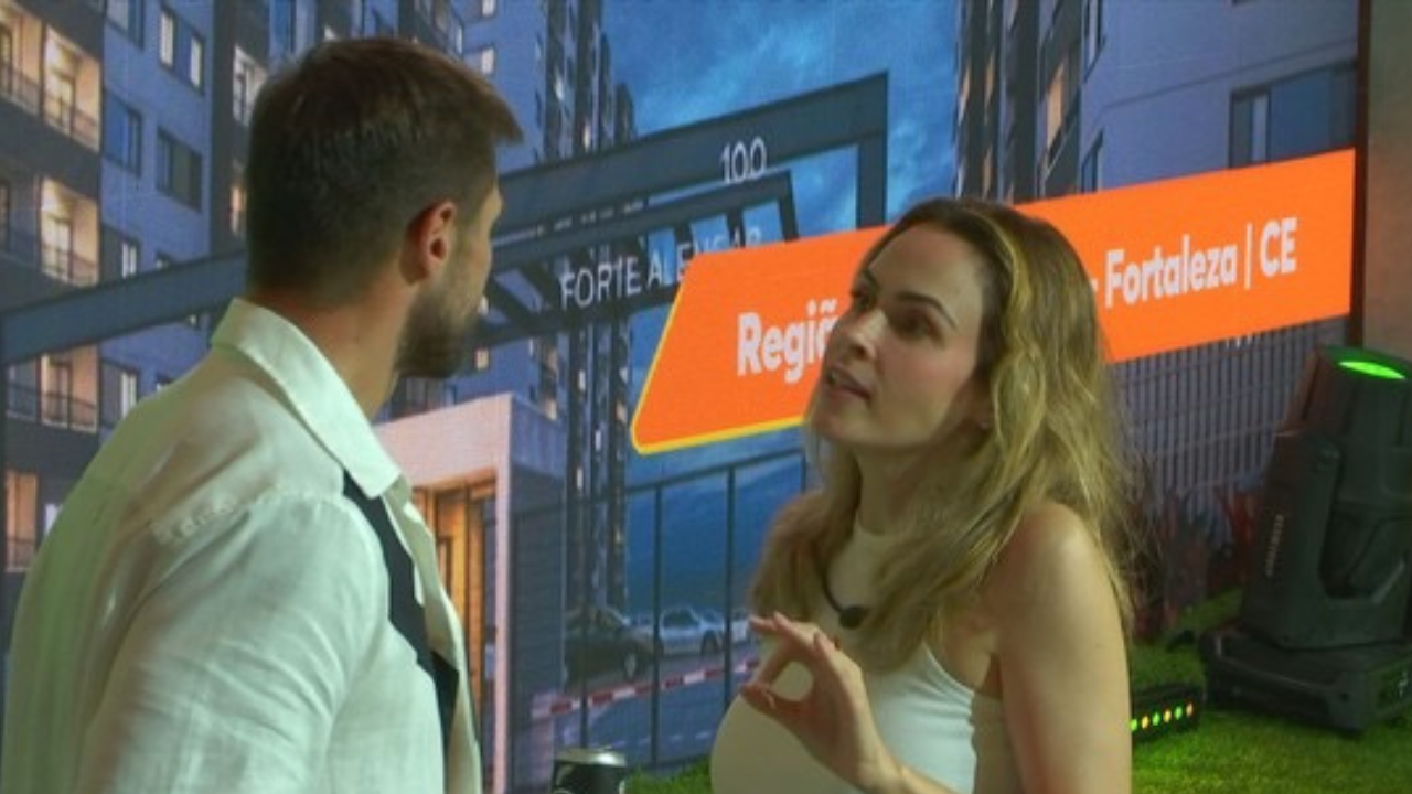 Vídeo: Ana Paula questiona Jonas sobre justificativas e os dois discutem na festa do líder