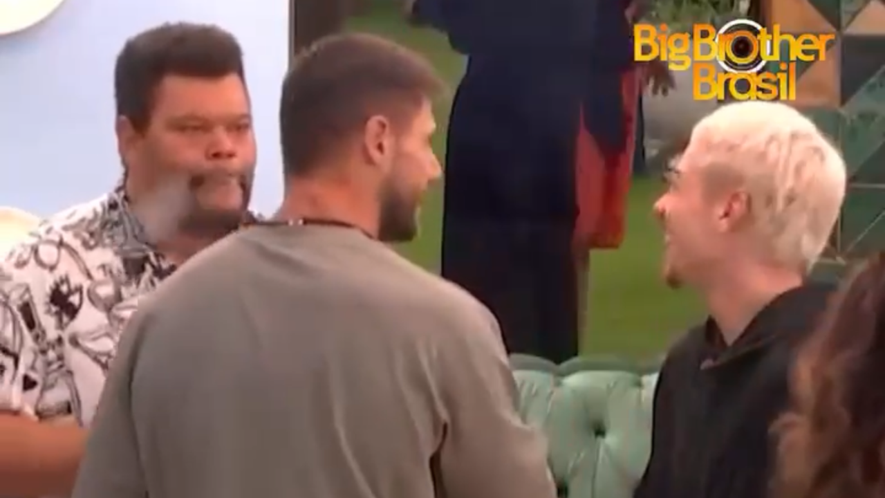 Treta no BBB26: Babu Santana e Jonas Sulzbach trocam acusações na varanda