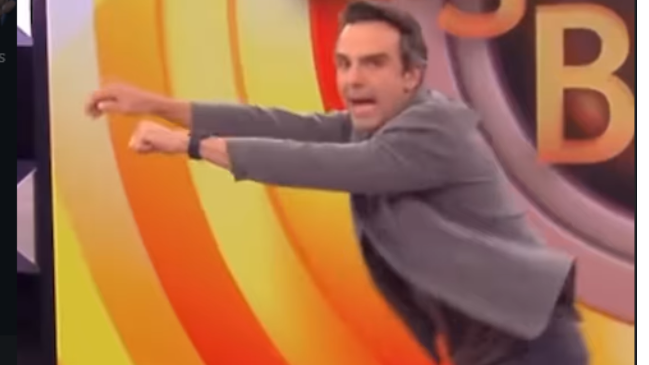 Vídeo: Apresentador Tadeu Schmidt pula em apresentação e leva descontração ao BBB26
