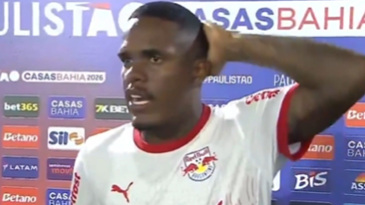 Vídeo: árbitra é alvo de machismo durante entrevista de jogador do Bragantino