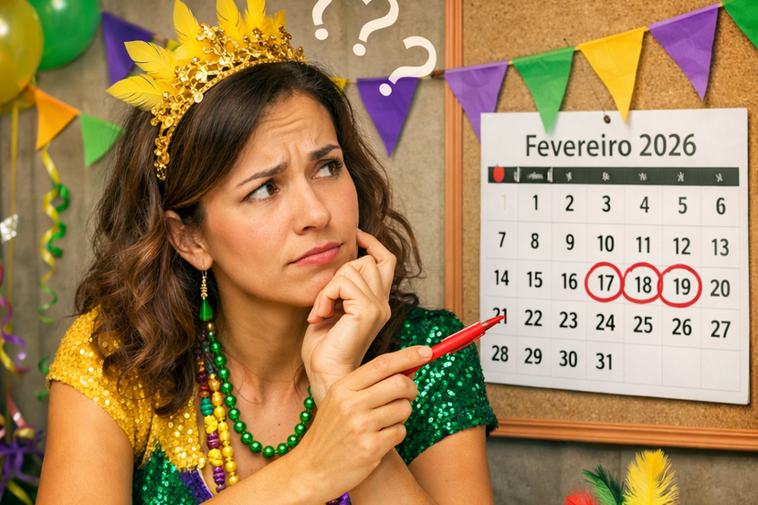 Fevereiro reúne pontos facultativos e datas comemorativas. Confira o calendário