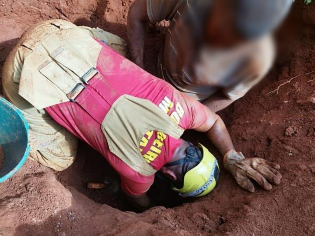 Trabalhadores ficam feridos após deslocamento de terra em obra de terminal em Senador Canedo