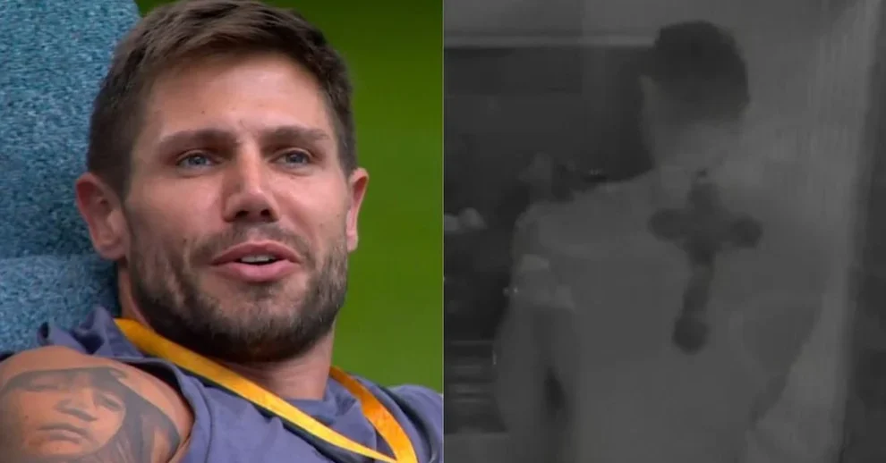Jonas cumpre promessa e toma banho pelado no Quarto do Líder no BBB 26. Veja o vídeo