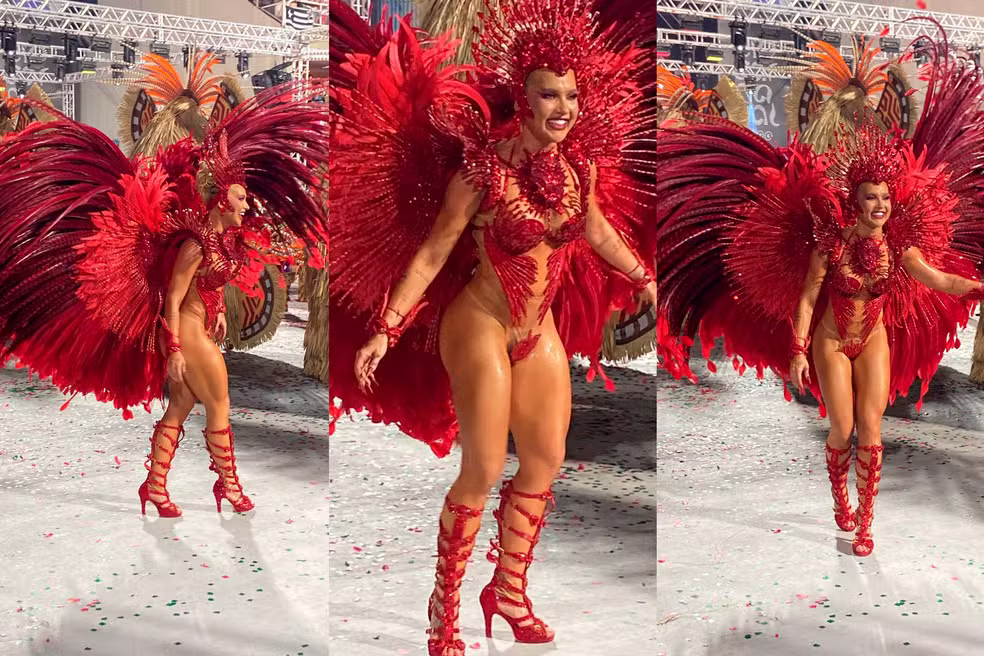Virginia Fonseca quase perde tapa-sexo como rainha de bateria da Grande Rio