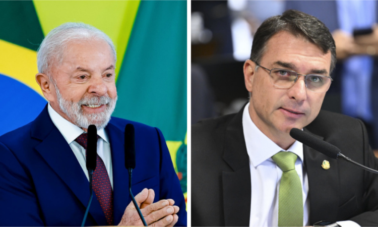 Lula e Flávio Bolsonaro empatam em pesquisa BTG/Nexus para a Presidência