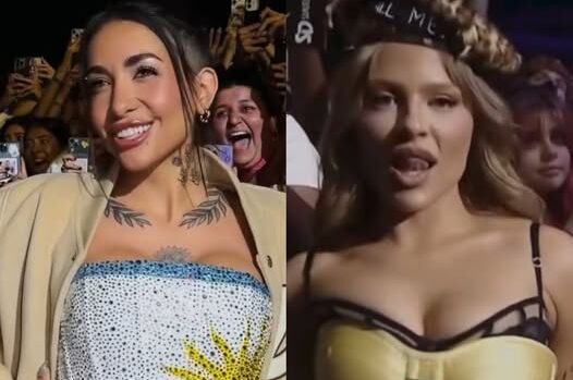 Vídeo mostra Luísa Sonza sendo vaiada em show de Sabrina Carpenter no Lolla