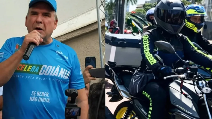 Mabel participa de volta motociclística que marca retorno do MotoGP a Goiânia