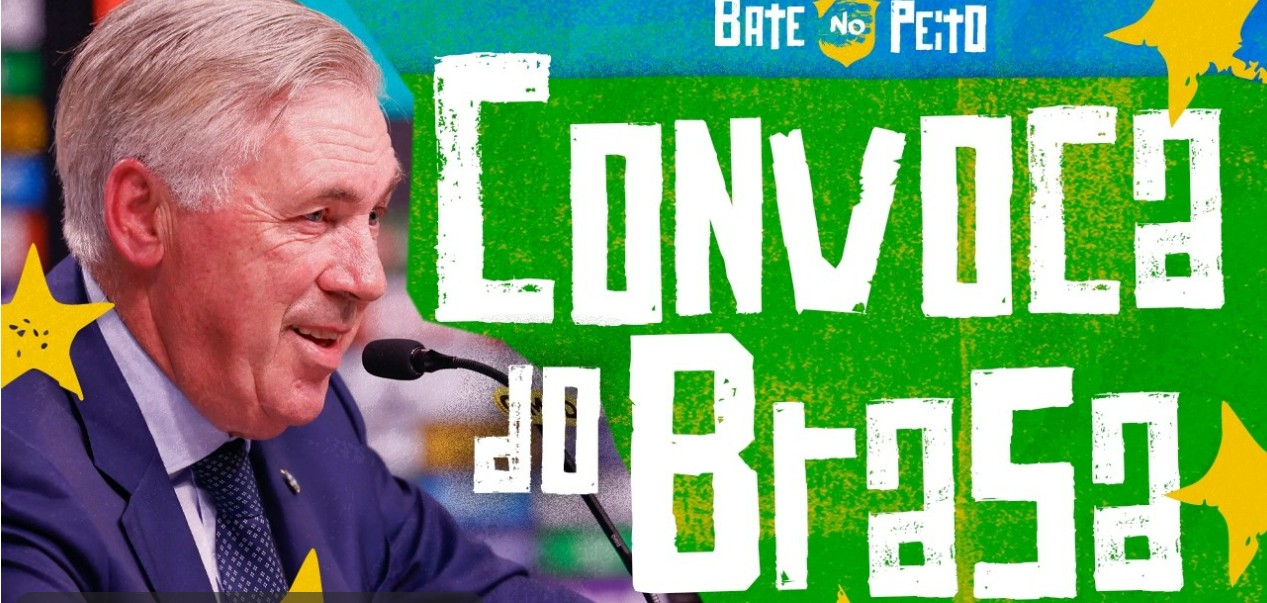 AO VIVO: Acompanhe convocação da Seleção Brasileira para Copa 2026