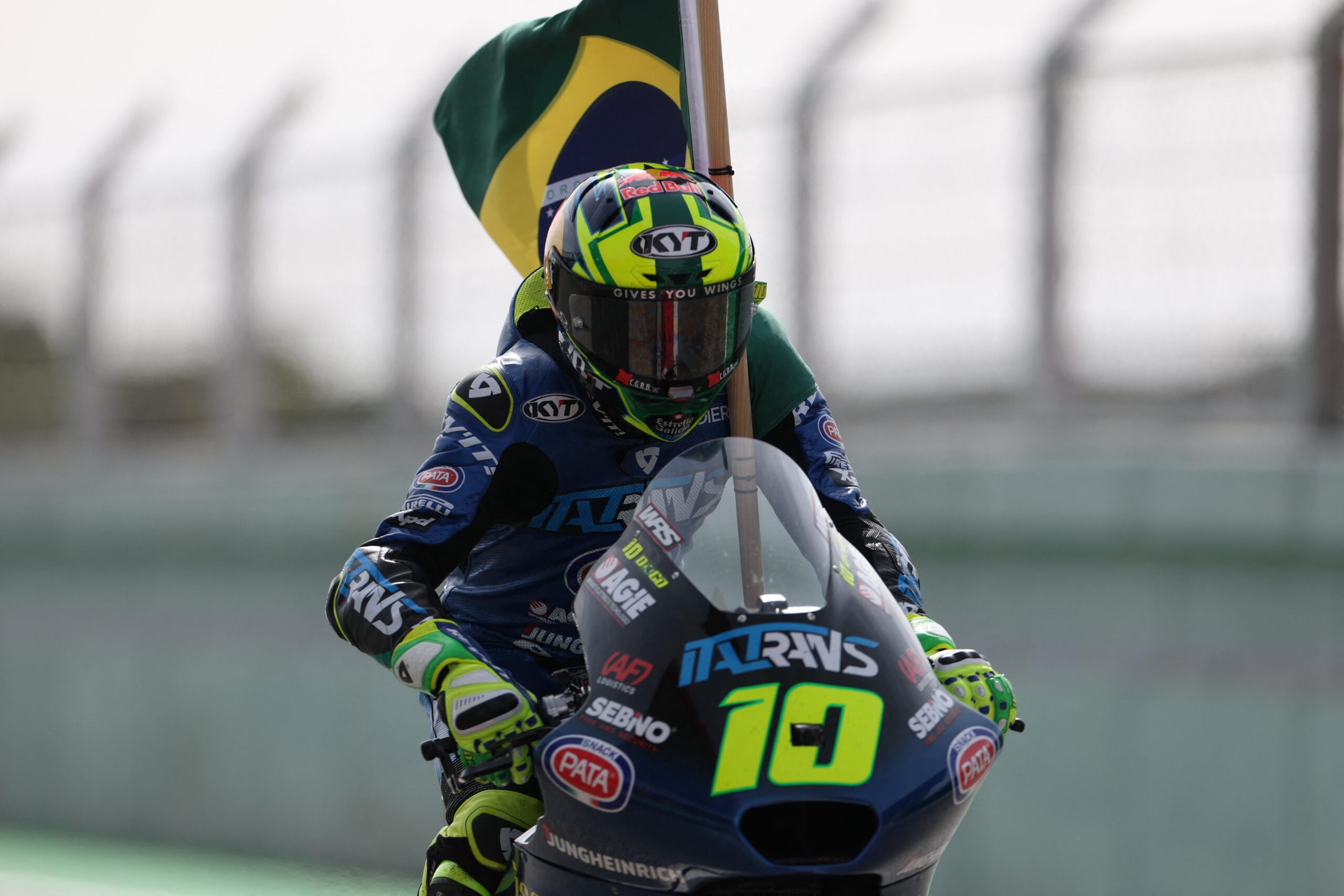 Diogo Moreira mantém foco e tenta lidar com pressão ao correr em casa na MotoGP