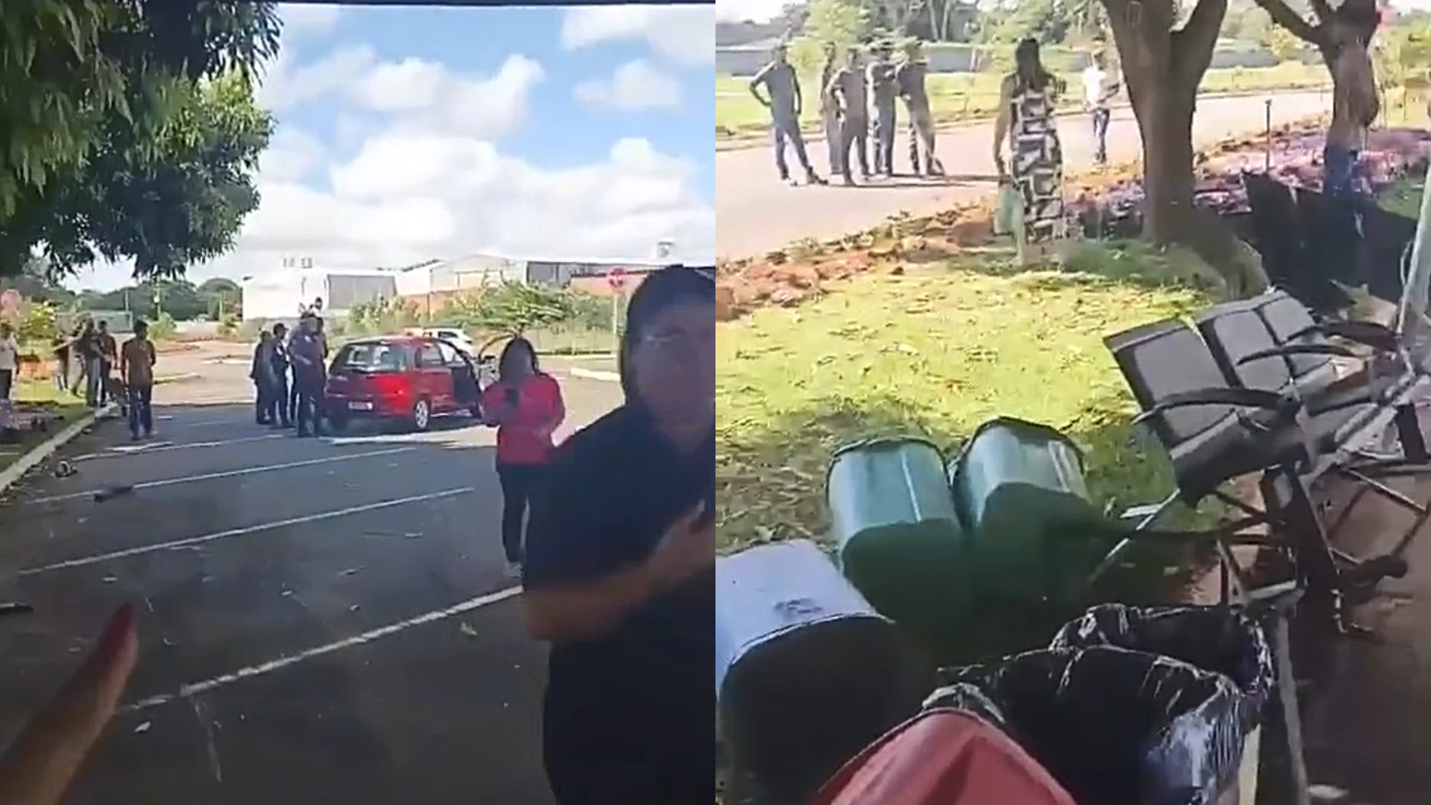 Acidente durante prova prática no Detran deixa quatro feridos em Goiânia