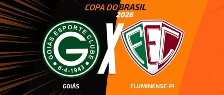 Goiás e Fluminense-PI se enfrentam em duelo pela terceira fase da Copa do Brasil