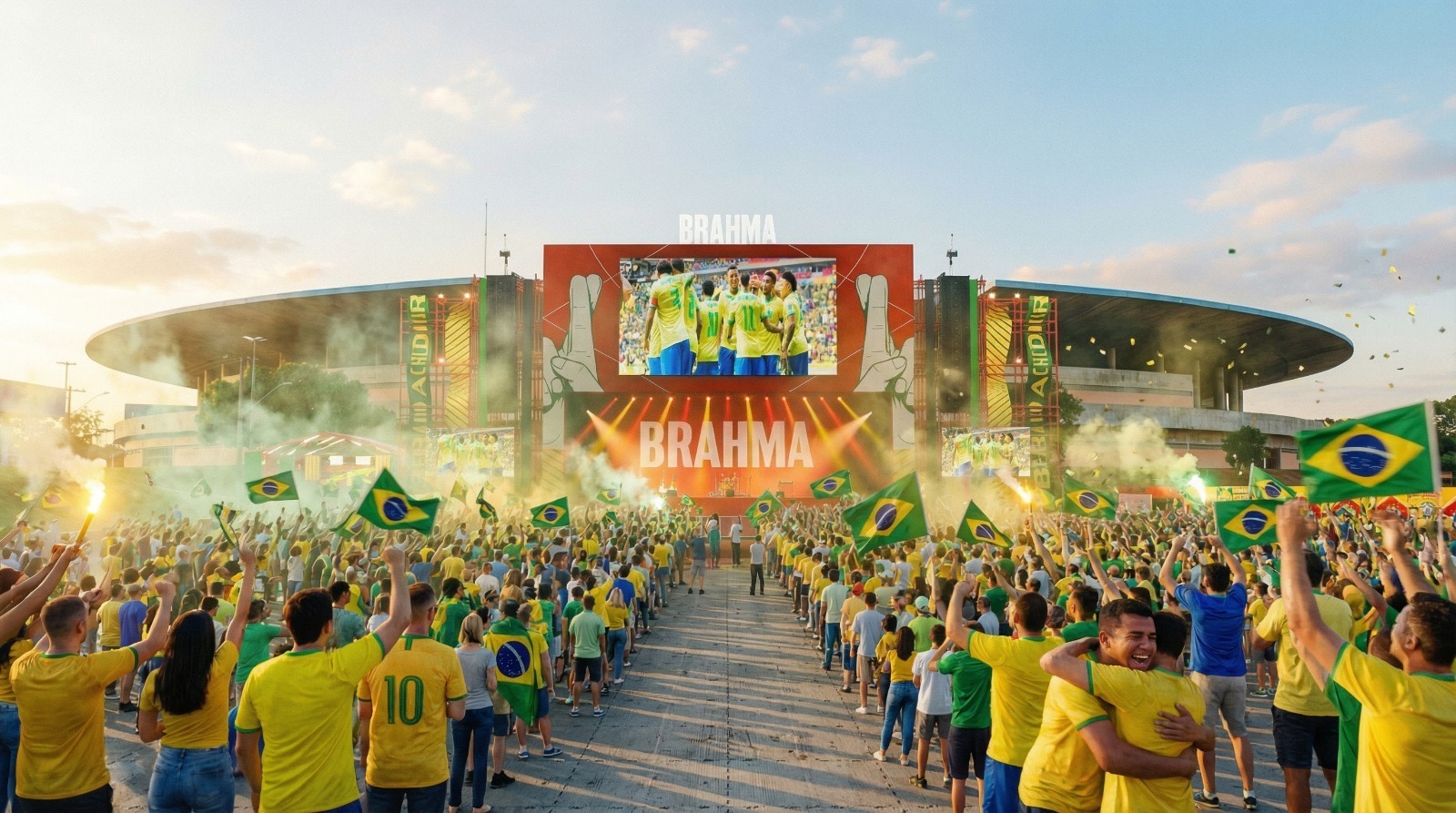 Ambev lança “Arena Nº1”, maior watch party do Brasil, em cinco capitais