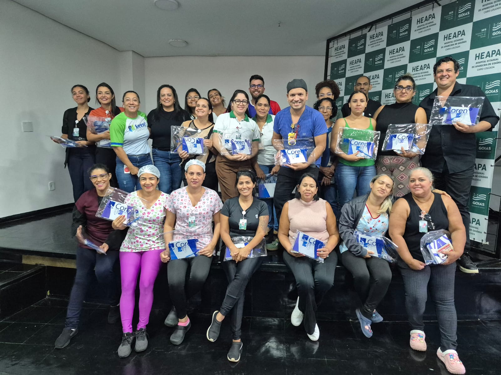 HEAPA recebe serviço móvel do Coren-GO e promove orientações para profissionais