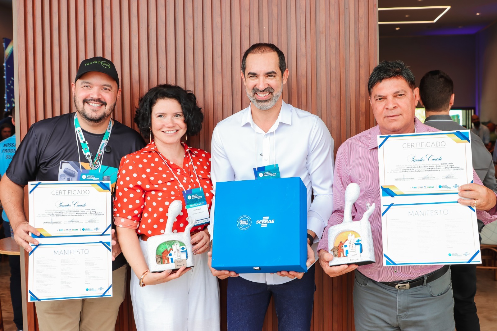 Senador Canedo é destaque no Prêmio Sebrae Prefeitura Empreendedora