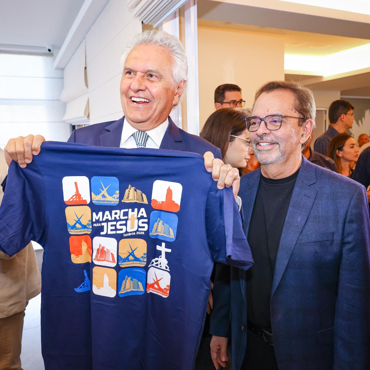 “Estaremos lá orando pelo país”, diz Caiado sobre a Marcha para Jesus 2026