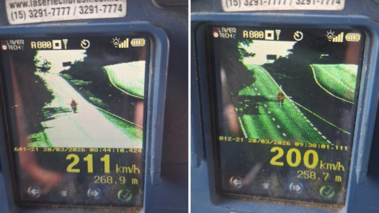 PRF flagra mais de 3 mil excessos de velocidade em Goiás durante fim de semana do MotoGP