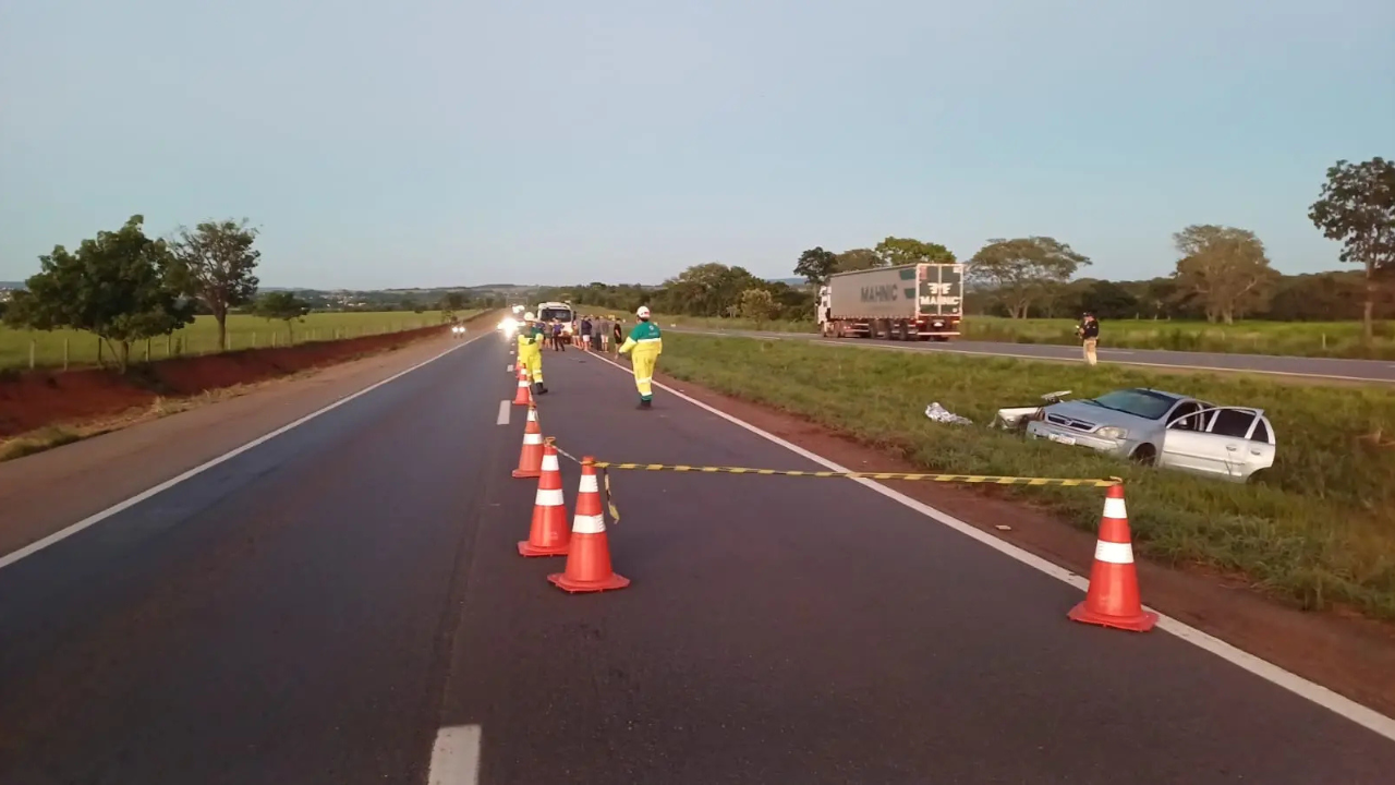 PRF registra 26 acidentes com duas mortes em rodovias de Goiás no fim de semana