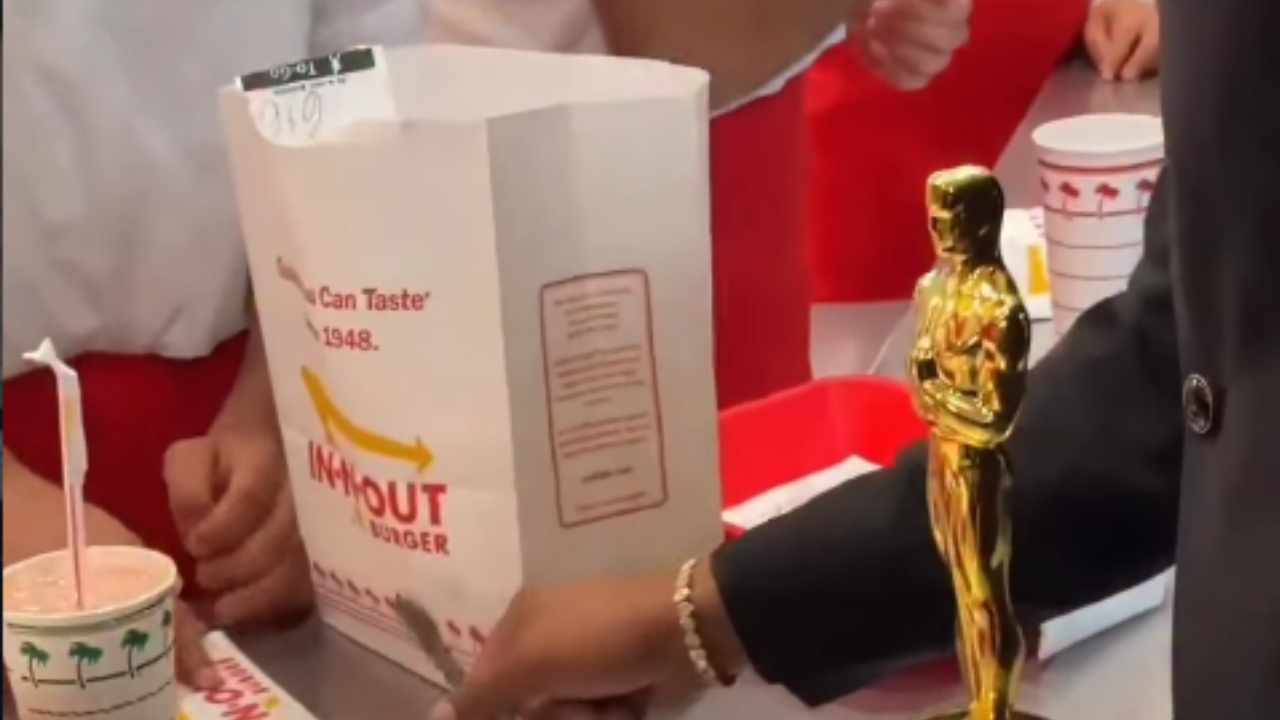 Vídeo: Michael B. Jordan celebra Oscar com lanche em fast food após cerimônia